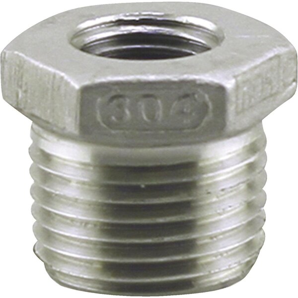 Plumbeeze PLUMB-EEZE 3/4 In. MIP x 1/2 In. FIP Stainless Steel Bushing U2-SSB-0705 - main